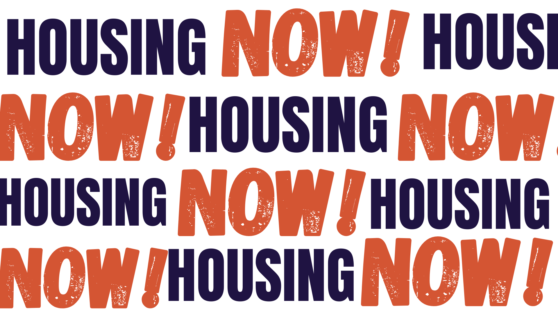 Housing NOW! National Day of Action -PRESS RELEASE